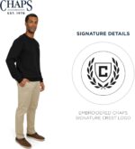 Chaps Men's Classic Fit Long Sleeve Cotton Jersey Midweight Crewneck Sweater (S-XXL) - Image 2