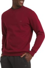 Chaps Men's Everyday Classic Casual Long Sleeve Super Soft Fleece Midweight Crewneck Sweater (S-2XL)