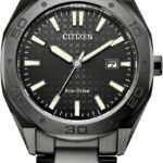 Citizen Men's Eco-Drive Sport Casual Odyn Watch, Stainless Steel Watch, 3 Hand, Date
