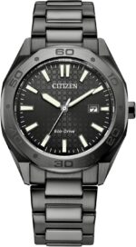 Citizen Men's Eco-Drive Sport Casual Odyn Watch, Stainless Steel Watch, 3 Hand, Date