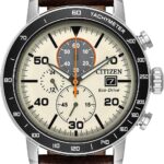 Citizen Men's Eco-Drive Weekender Brycen Chronograph Watch in Stainless Steel