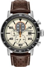 Citizen Men's Eco-Drive Weekender Brycen Chronograph Watch in Stainless Steel