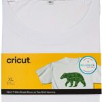 Cricut Men's T-Shirt Blank, Crew Neck, XL White