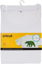 Cricut Men's T-Shirt Blank, Crew Neck, XL White