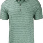 Cutter & Buck Men's Forge Eco Heather Stripe Polo