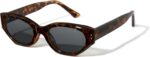 Cyxus Acetate Cateye Sunglasses for Women, Lightweight for All-Day Wear UV Protection for Driving Travel Party Outdoor 1349