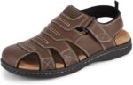 DOCKERS Mens Searose Outdoor Fisherman Sandals with Memory Foam