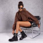 DREAM PAIRS Women's Fashion Platform Combat Boots Lace Up Lug Sole Goth Ankle Booties Shoes - Image 2