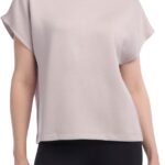 Danskin Women's Short Sleeve Crew Neck Luxe T-Shirt