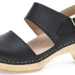 Dansko Lucia Closed-Toe Sandals for Women - Linings from Recycled Materials and Leather for Breathability- Lightweight Rubber Outsole for Long-Lasting Wear