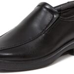 Deer Stags Boys' Greenpoint Jr Slip On Youth Dress Shoes Loafers for Church, Formal, School Uniform / Black / 1 Little Kid / Medium