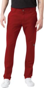 Dickies Men's Skinny Straight Double Knee Work Pants
