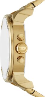 Diesel Mr. Daddy 2.0 Men's Watch, Quartz Stainless Steel Chronograph Watch for Men, Color: Gold Logo - Image 2