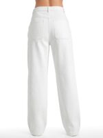EMMIOL Women's 2026 Wide Leg Jeans Distress High Waist Stretchy Baggy Denim Pants Trousers Clothing - Image 2