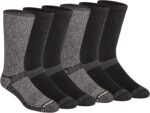 Eddie Bauer Men's Dura Dri Moisture Control Crew Socks (6 & 12 Packs)