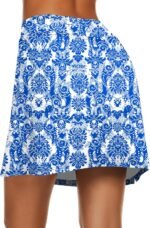 Ekouaer Women's Active Performance Skort Lightweight Skirt for Golf Tennis | Built-in Shorts, A Line, High Waisted, Tummy Control, Pickleball, Running, Workout, Sports, Skorts for Woman - Image 2