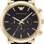 Emporio Armani Men's Three Hand, Automatic or Chronograph Watch with Stainless Steel or Leather Band