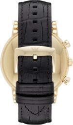 Emporio Armani Men's Three Hand, Automatic or Chronograph Watch with Stainless Steel or Leather Band - Image 2