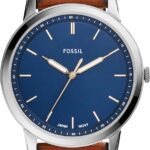 Fossil Men's Minimalist Quartz Stainless Steel Three-Hand Watch for Men