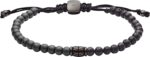Fossil Men's Stainless Steel and Genuine Leather and/or Beaded Bracelet for Men