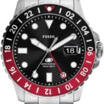 Fossil Men's Watch, Blue Quartz Stainless Steel Dive-Inpired Watch for Men