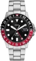 Fossil Men's Watch, Blue Quartz Stainless Steel Dive-Inpired Watch for Men