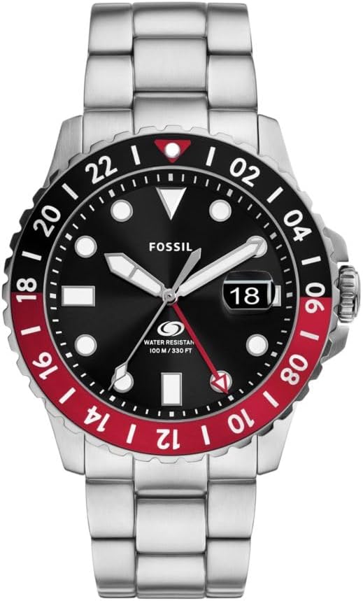 Fossil Men's Watch, Blue Quartz Stainless Steel Dive-Inpired Watch for Fossil Men's Watch, Blue Quartz Stainless Steel Dive-Inpired Watch for Men - Image 1