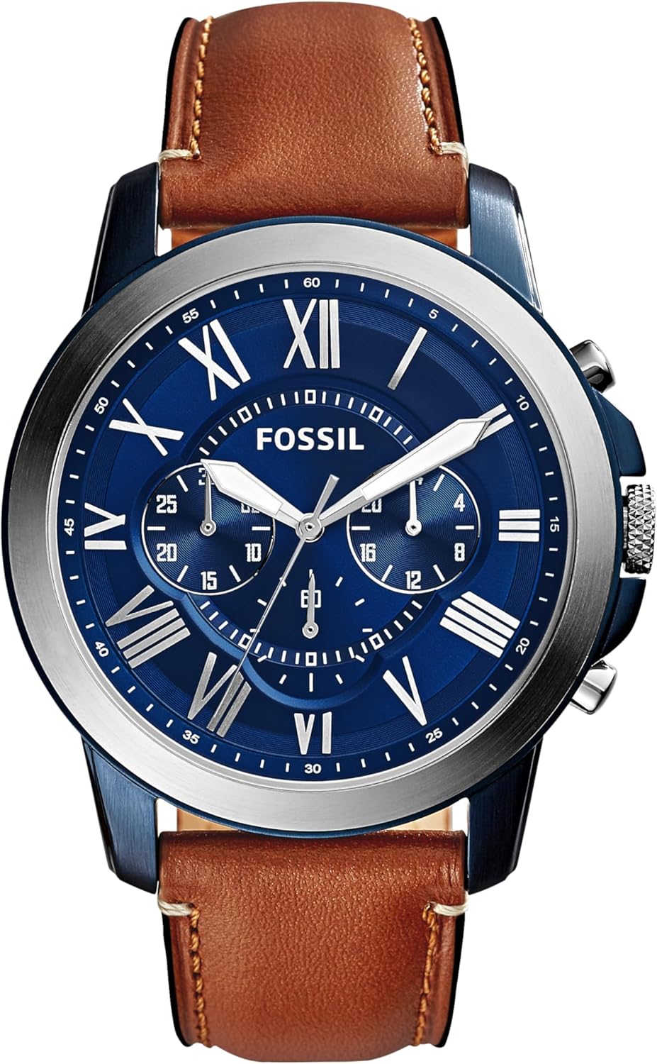 Fossil Men's Watch, Grant Quartz Stainless Steel Chronograph Watch for Fossil Men's Watch, Grant Quartz Stainless Steel Chronograph Watch for Men - Image 1