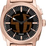 Fossil Men's Watch, Machine Quartz Stainless Steel Three-Hand Watch for Men
