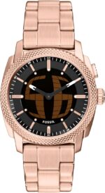 Fossil Men's Watch, Machine Quartz Stainless Steel Three-Hand Watch for Men