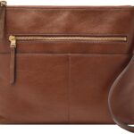 Fossil Women's Harper Leather Small Flap Crossbody Purse Handbag for Women