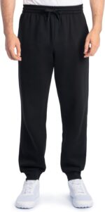 Fruit of The Loom Eversoft Fleece Joggers with Pockets, Relaxed Fit, Moisture Wicking, Breathable, Tapered Sweatpants