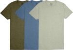 Fruit of The Loom Mens Pocket Tee Undershirts, Moisture Wicking & Tag Free, Short Sleeve Pocket T-Shirts
