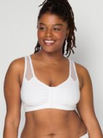 Fruit of The Loom Women's Comfort Front Close Sport Bra with Mesh Straps - Image 2