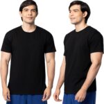 Fruit of the Loom Men's Eversoft Cotton Short Sleeve T-Shirts, 2 Pack