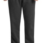 Fruit of the Loom Men's Eversoft Fleece Open Bottom Sweatpants with Pockets, Relaxed Fit, Moisture Wicking, Breathable
