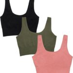 Fruit of the Loom Women's 3-Pack Seamless Full-Coverage Back Smoothing Wireless Bra