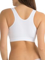 Fruit of the Loom Women's Seamless Pullover Bra – Soft Stretch Fabric with Built-in Cups - Image 2