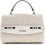 GUESS Women's Melinda Logo Top Handle Flap