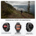 Garmin fēnix® 8 Pro, 51mm, AMOLED Display, Premium Connected Multisport GPS Smartwatch, inReach® Technology, Sapphire, Titanium with Graphite/Black Silicone Band - Image 2