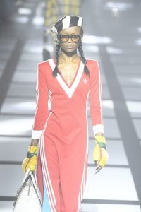 Gucci RTW Fall 2022 on February 25, in Milan (Photo by Giovanni Giannoni/WWD/Penske Media via Getty Images)