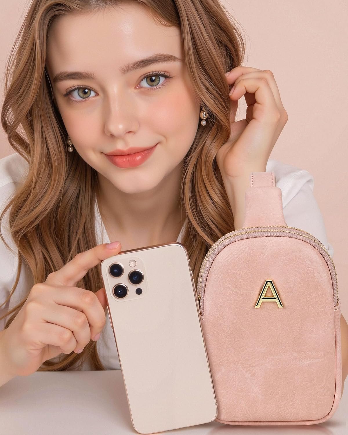 Gifts for 8 9 10 11 12 13 14 15 Gifts for 8 9 10 11 12 13 14 15 16 Year Old Girl, Initial Crossbody Bag for Girls, Birthday Gifts for Daughter Granddaughter, Tween Teen Girls Trendy Stuff, Graduation Gift for 5th 8th Grade - Image 1