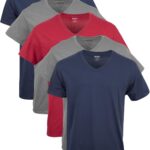 Gildan Men's V-Neck T-Shirts, Multipack, Style G1103