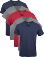Gildan Men's V-Neck T-Shirts, Multipack, Style G1103