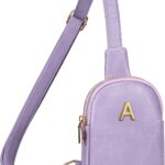 Girls Purse, Gifts for 8 9 10 11 12 13 14 15 16 Year Old Girl, Initial Crossbody Bag for Girls, Birthday Gifts for Daughter Granddaughter, Tween Teen Girl Trendy Stuff, 5th 8th Grade Grad Gift