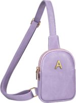 Girls Purse, Gifts for 8 9 10 11 12 13 14 15 16 Year Old Girl, Initial Crossbody Bag for Girls, Birthday Gifts for Daughter Granddaughter, Tween Teen Girl Trendy Stuff, 5th 8th Grade Grad Gift