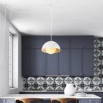 Globe Electric Amelia 1-Light Plug-in Pendant Lighting, Matte White, White Glass Shade, Bulb Not Included - Image 2