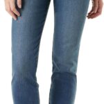 Gloria Vanderbilt Womens Shape Effect Pull on High Rise Straight Leg Jean Standard