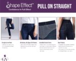 Gloria Vanderbilt Womens Shape Effect Pull on High Rise Straight Leg Jean Standard - Image 2