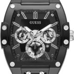 Guess Men's GW0G Series| Analog Trend Watch| Polycarbonate Case| Silicone Bracelet | 50M Water Resistance